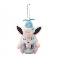 포켓몬센터 마스코트 키링 Pokemon Botanical Easter 푸크린&파비코